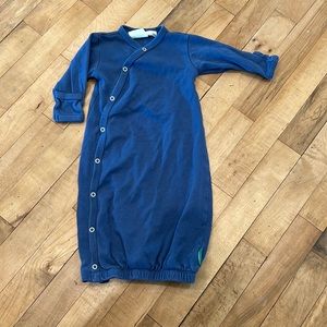 Parade long blue sleeper gown 3-6 months